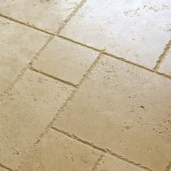 Light Travertine brushed distressed edge