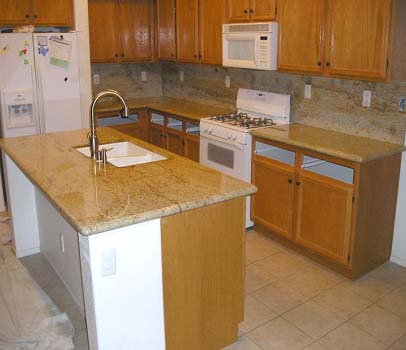 Ivory Brown Granite Kitchen Worktop